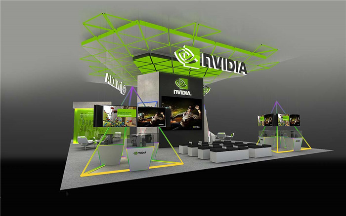 NVIDIA-广州建材展展台设计