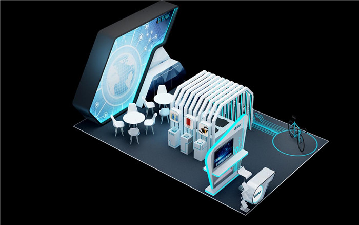 深圳电池展会搭建-BAK-电池展会展台设计